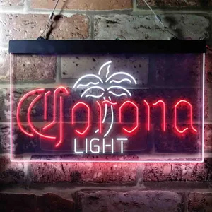 Corona Light Palm Tree Neon-Like LED Sign