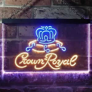 Crown Royal Logo 1 Neon-Like LED Sign