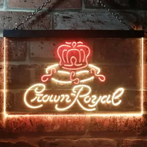 Crown Royal Logo 1 Neon-Like LED Sign
