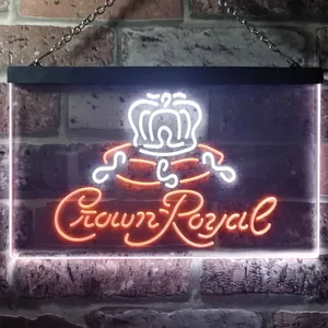 Crown Royal Logo 1 Neon-Like LED Sign