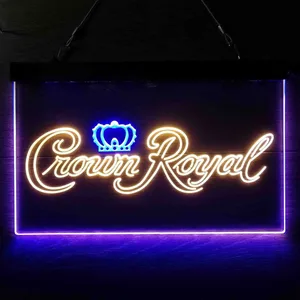 Crown Royal Logo Neon-Like LED Sign