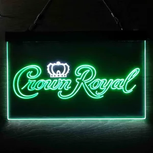 Crown Royal Logo Neon-Like LED Sign