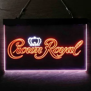 Crown Royal Logo Neon-Like LED Sign