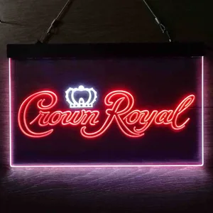 Crown Royal Logo Neon-Like LED Sign