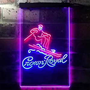 Crown Royal Ski Neon-Like LED Sign