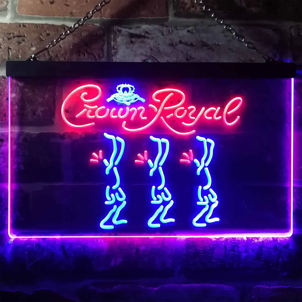 Crown Royal Troupe Neon-Like LED Sign