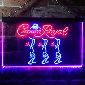Crown Royal Troupe Neon-Like LED Sign