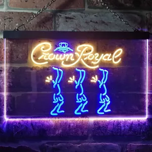 Crown Royal Troupe Neon-Like LED Sign