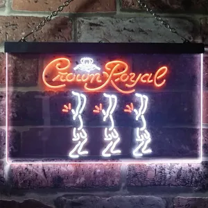 Crown Royal Troupe Neon-Like LED Sign