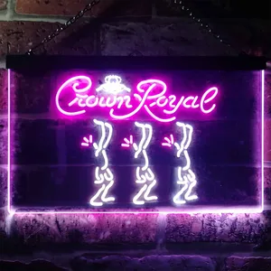 Crown Royal Troupe Neon-Like LED Sign
