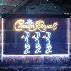 Crown Royal Troupe Neon-Like LED Sign