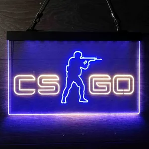 CS GO Shooter 2 Neon-Like LED Sign
