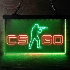 CS GO Shooter 2 Neon-Like LED Sign