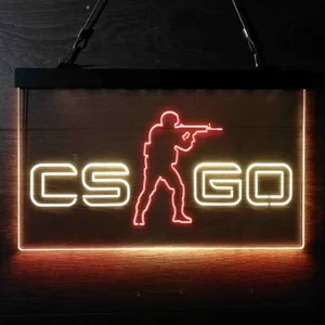CS GO Shooter 2 Neon-Like LED Sign