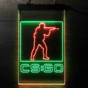 CS GO Shooter Neon-Like LED Sign