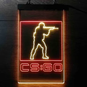 CS GO Shooter Neon-Like LED Sign