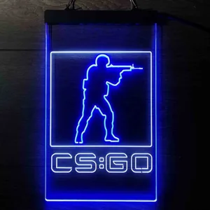 CS GO Shooter Neon-Like LED Sign