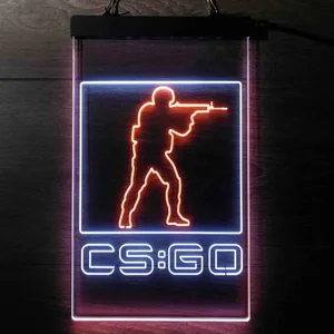 CS GO Shooter Neon-Like LED Sign