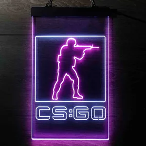 CS GO Shooter Neon-Like LED Sign