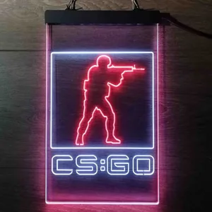 CS GO Shooter Neon-Like LED Sign