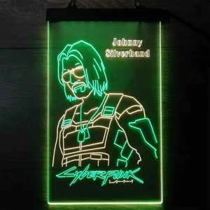 Cyberpunk 2077 Johnny Silverhand Neon-Like LED Sign