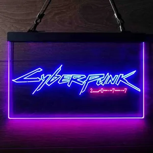 Cyberpunk 2077 Logo Neon-Like LED Sign