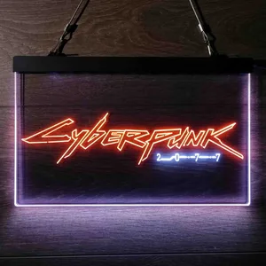 Cyberpunk 2077 Logo Neon-Like LED Sign