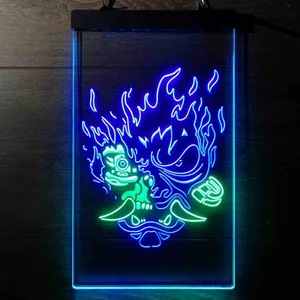 Cyberpunk 2077 Night City Samurai Neon-Like LED Sign