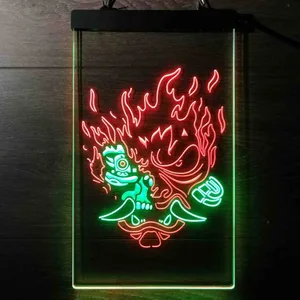 Cyberpunk 2077 Night City Samurai Neon-Like LED Sign