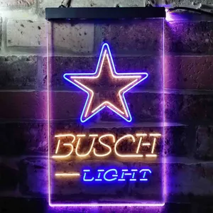 Dallas Cowboys Busch Light Neon-Like LED Sign