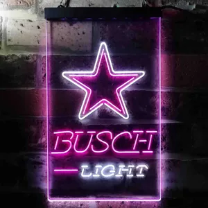 Dallas Cowboys Busch Light Neon-Like LED Sign