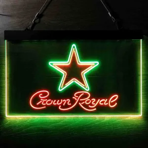 Dallas Cowboys Crown Royal Neon-Like LED Sign