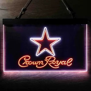 Dallas Cowboys Crown Royal Neon-Like LED Sign