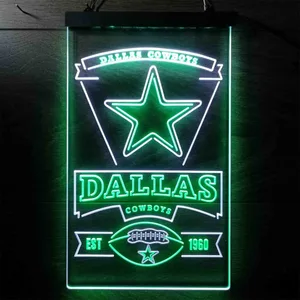 Dallas Cowboys EST 1960 Neon-Like LED Sign