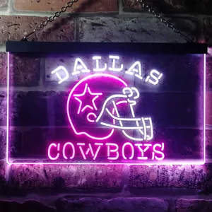 Dallas Cowboys Helmet Neon-Like LED Sign - Legacy Edition