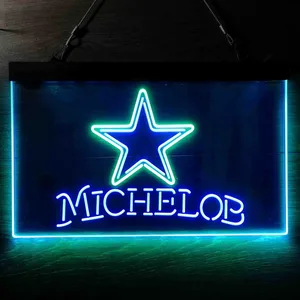 Dallas Cowboys Michelob Neon-Like LED Sign