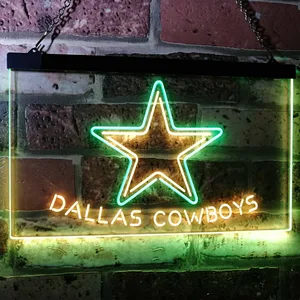 Dallas Cowboys Star Neon-Like LED Sign