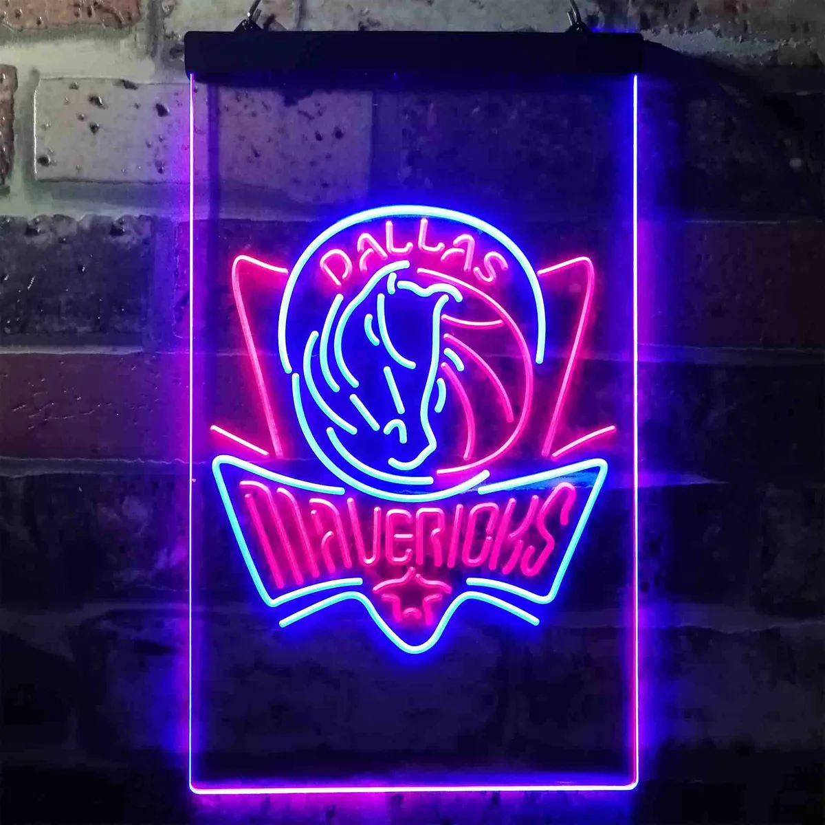 Dallas Mavericks Logo Neon-Like LED Sign - Legacy Edition
