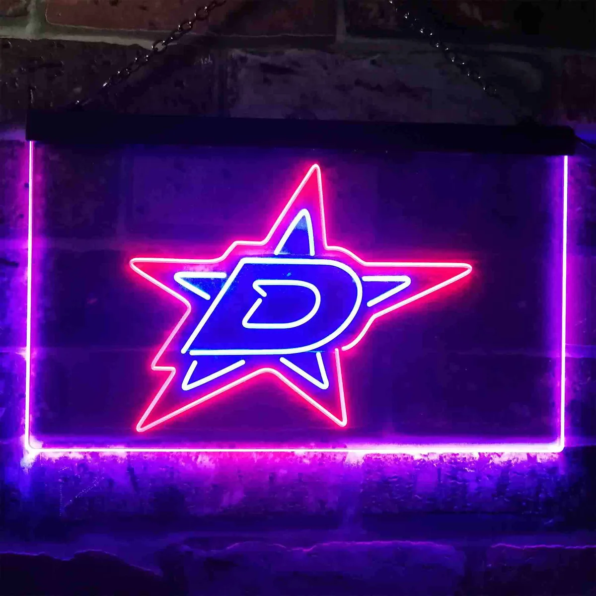 Dallas Stars Logo 1 Neon-Like LED Sign