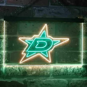 Dallas Stars Logo 1 Neon-Like LED Sign