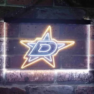 Dallas Stars Logo 1 Neon-Like LED Sign