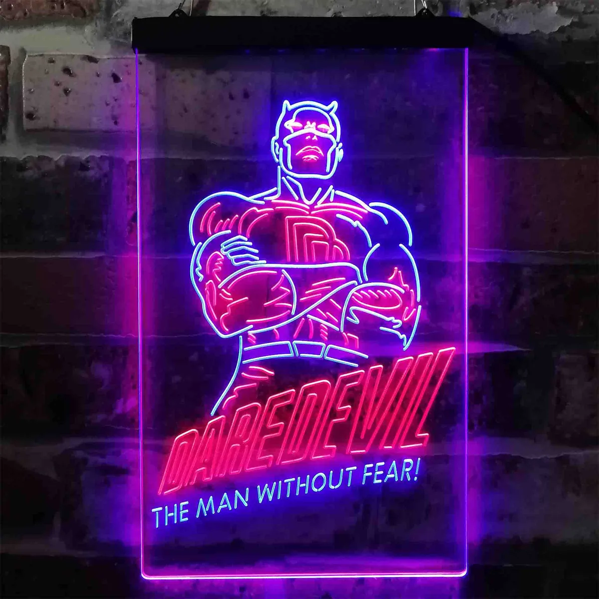Daredevil The Man Without Fear Neon-Like LED Sign
