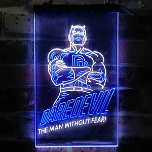 Daredevil The Man Without Fear Neon-Like LED Sign