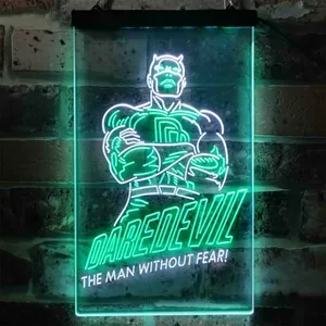 Daredevil The Man Without Fear Neon-Like LED Sign