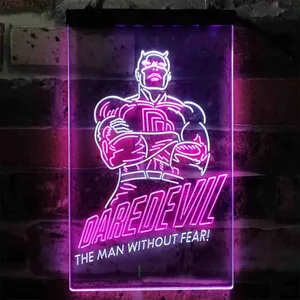 Daredevil The Man Without Fear Neon-Like LED Sign