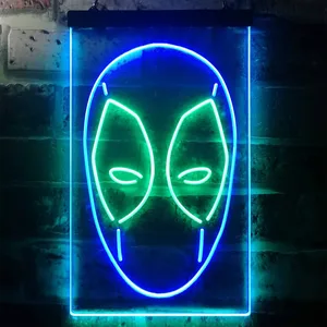 Deadpool Face Neon-Like LED Sign
