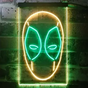 Deadpool Face Neon-Like LED Sign