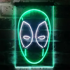 Deadpool Face Neon-Like LED Sign