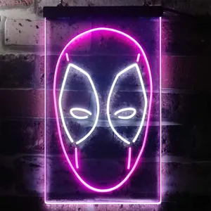 Deadpool Face Neon-Like LED Sign