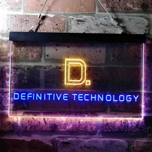 Definitive Technology Logo Neon-Like LED Sign